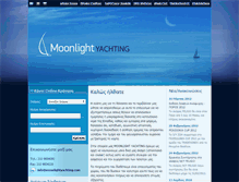 Tablet Screenshot of moonlightyachting.com